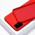 Чехол бампер для Infinix Hot 10 Anomaly Silicone (с микрофиброй) Red (Красный)