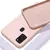 Чехол бампер для Nokia C01 Plus Anomaly Silicone (с микрофиброй)Sand Pink (Песочный Розовый)