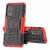 Противоударный чехол бампер для Vivo Y02s Nevellya Case (встроенная подставка) Red (Красный)