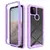 Противоударный чехол бампер для Nokia C31 Anomaly Hybrid 360 Purple (Пурпурный)
