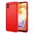 Чехол бампер для Samsung Galaxy M04 iPaky Carbon Fiber Red (Красный)