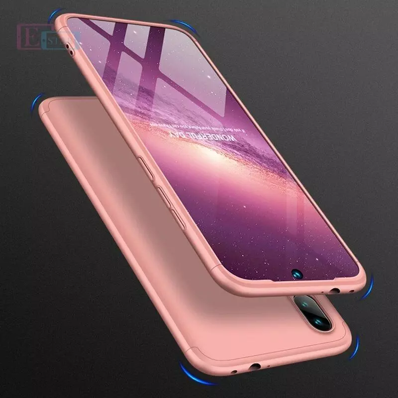 Ультратонкий чехол бампер для Samsung Galaxy A40 GKK Dual Armor Rose Gold (Розовое Золото)