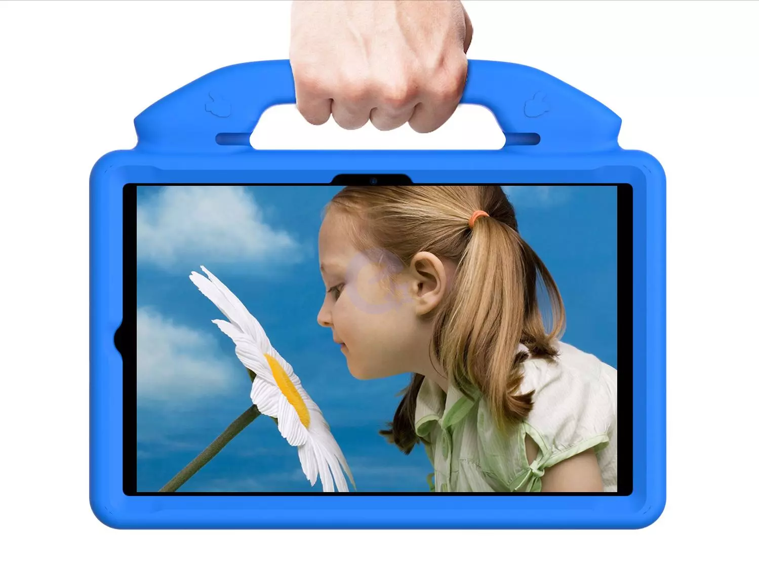 Противоударный чехол Eva Kids Like hands series для планшета Samsung Galaxy Tab A7 10.4" SM-T500 T505 Голубой