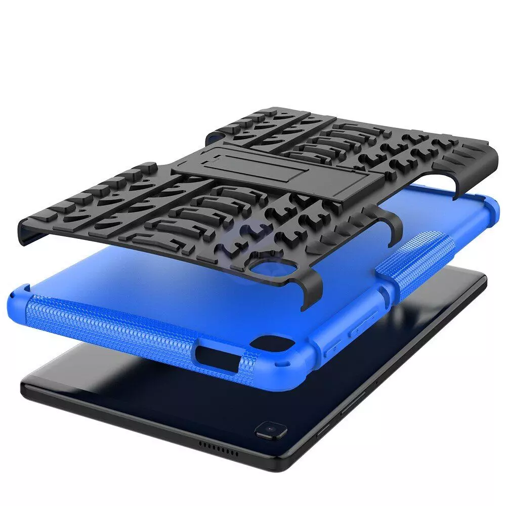 Чехол бампер KAMII Shockproof Hybrid для Samsung Galaxy Tab A7 Lite 8.7" SM-T220 T225 2021 (Black+Blue)