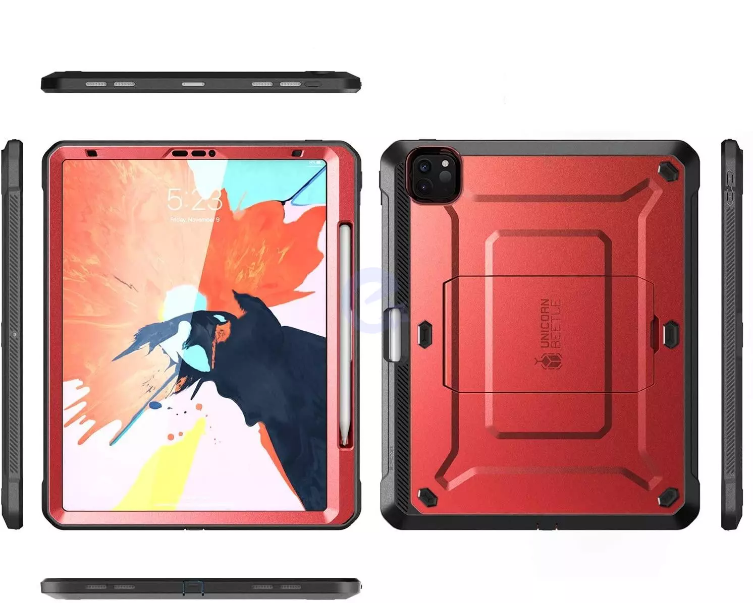 Противоударный чехол Supcase Unicorn Beetle PRO для планшета Apple iPad Pro 12.9" 2020 Metallic Red