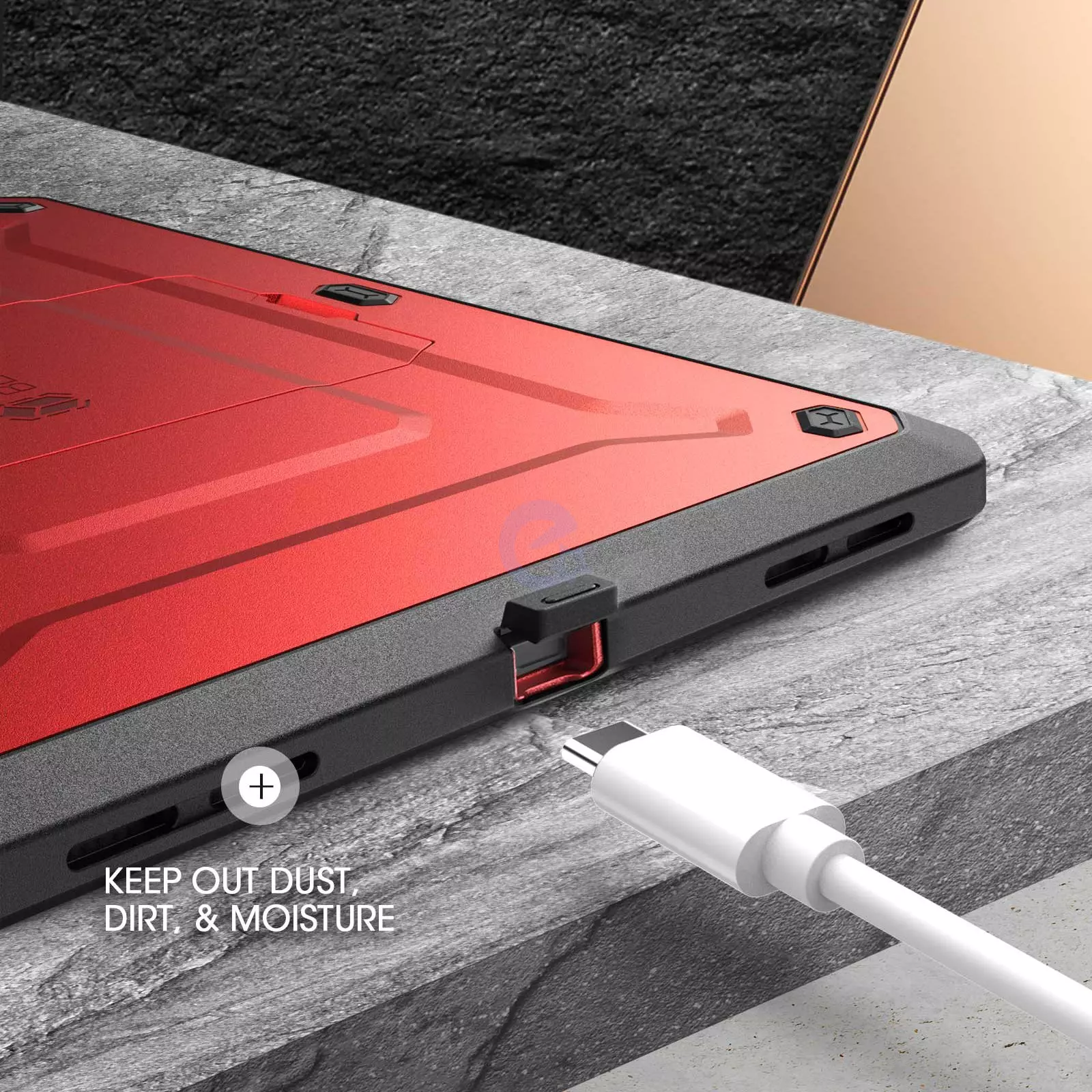 Противоударный чехол Supcase Unicorn Beetle PRO для планшета Apple iPad Pro 11" 2020 Metallic Red