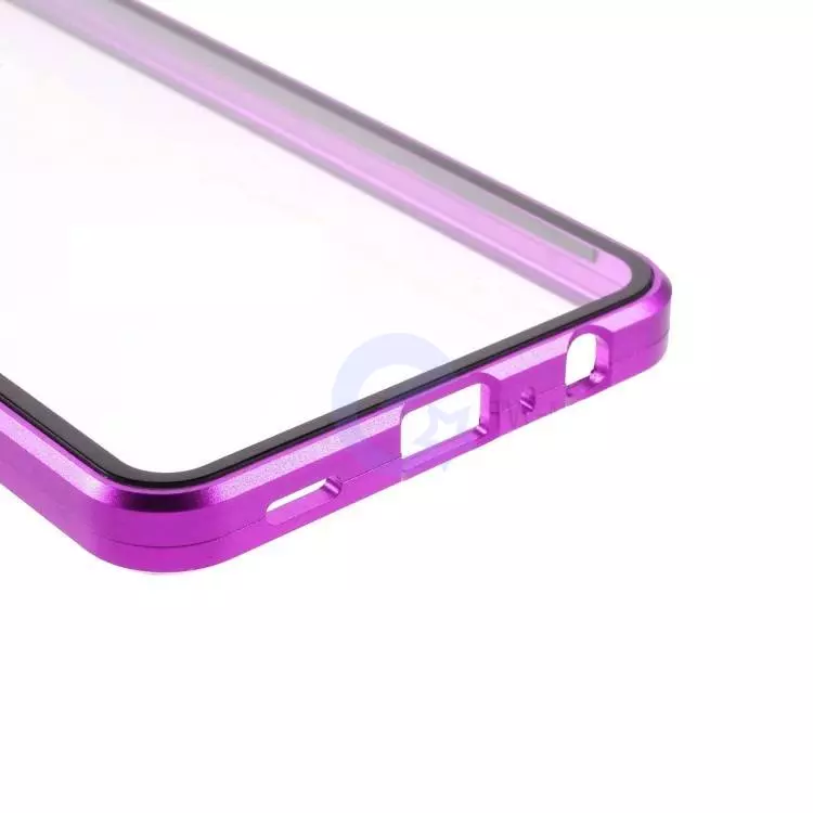 Чехол бампер для OnePlus 9 Anomaly Magnetic 360 With Glass Silver (Серебристый)