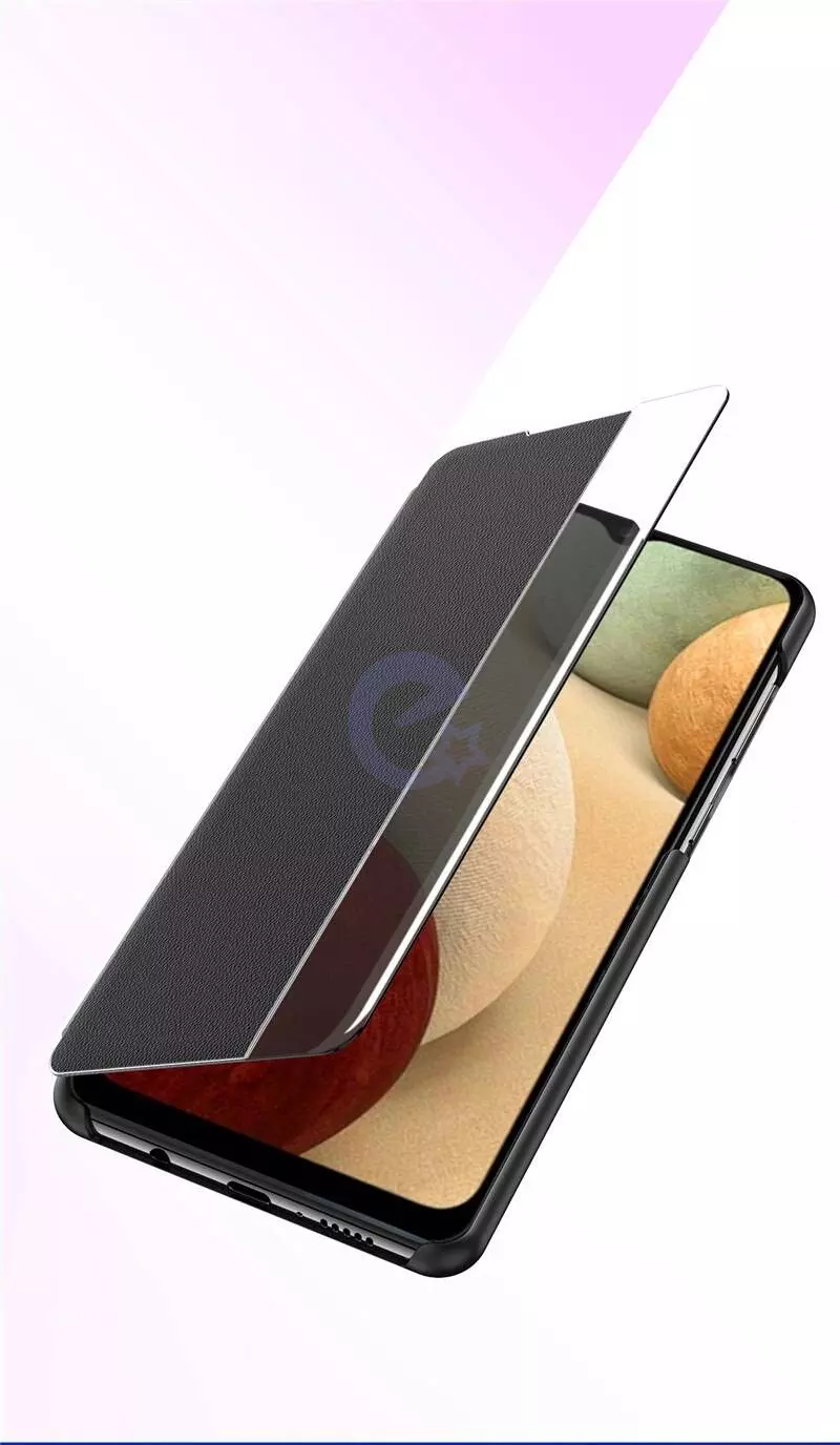 Чехол книжка для Samsung Galaxy A22 Anomaly Smart Window Red (Красный)