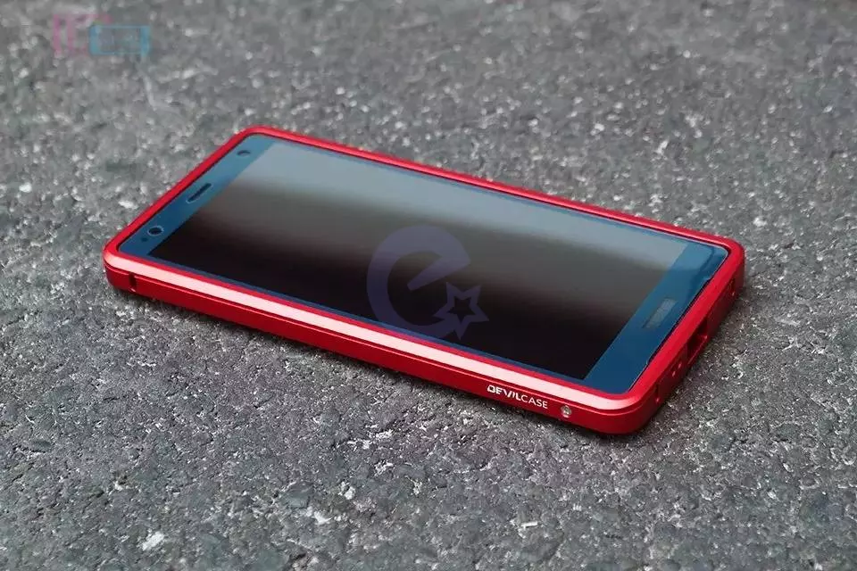 Алюминиевый сборный чехол бампер DEVILCASE Type One Aluminum Bumper для Sony Xperia XZ3 Red (Красный)