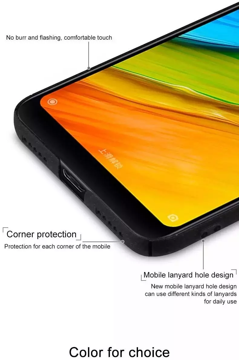 Чехол бампер Imak Cowboy Shell Series для Xiaomi Redmi 5 Glossy Black (Глянцевый Черный)