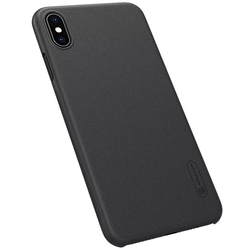 Чехол бампер Nillkin Super Frosted Shield для iPhone Xs Max Black (Черный) Чехол бампер Nillkin Super Frosted Shield для iPhone Xs Max Black (Черный)