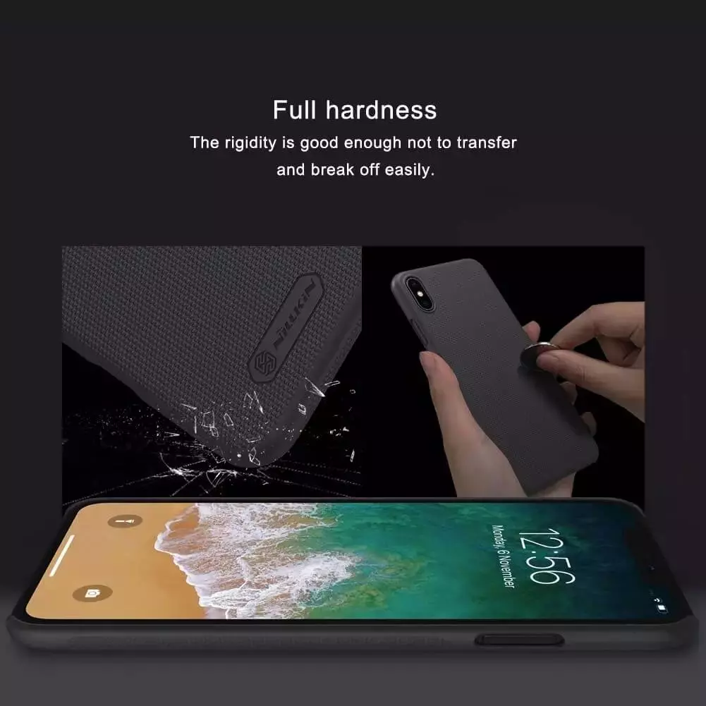 Чехол бампер Nillkin Super Frosted Shield для iPhone Xs Max Black (Черный) Чехол бампер Nillkin Super Frosted Shield для iPhone Xs Max Black (Черный)