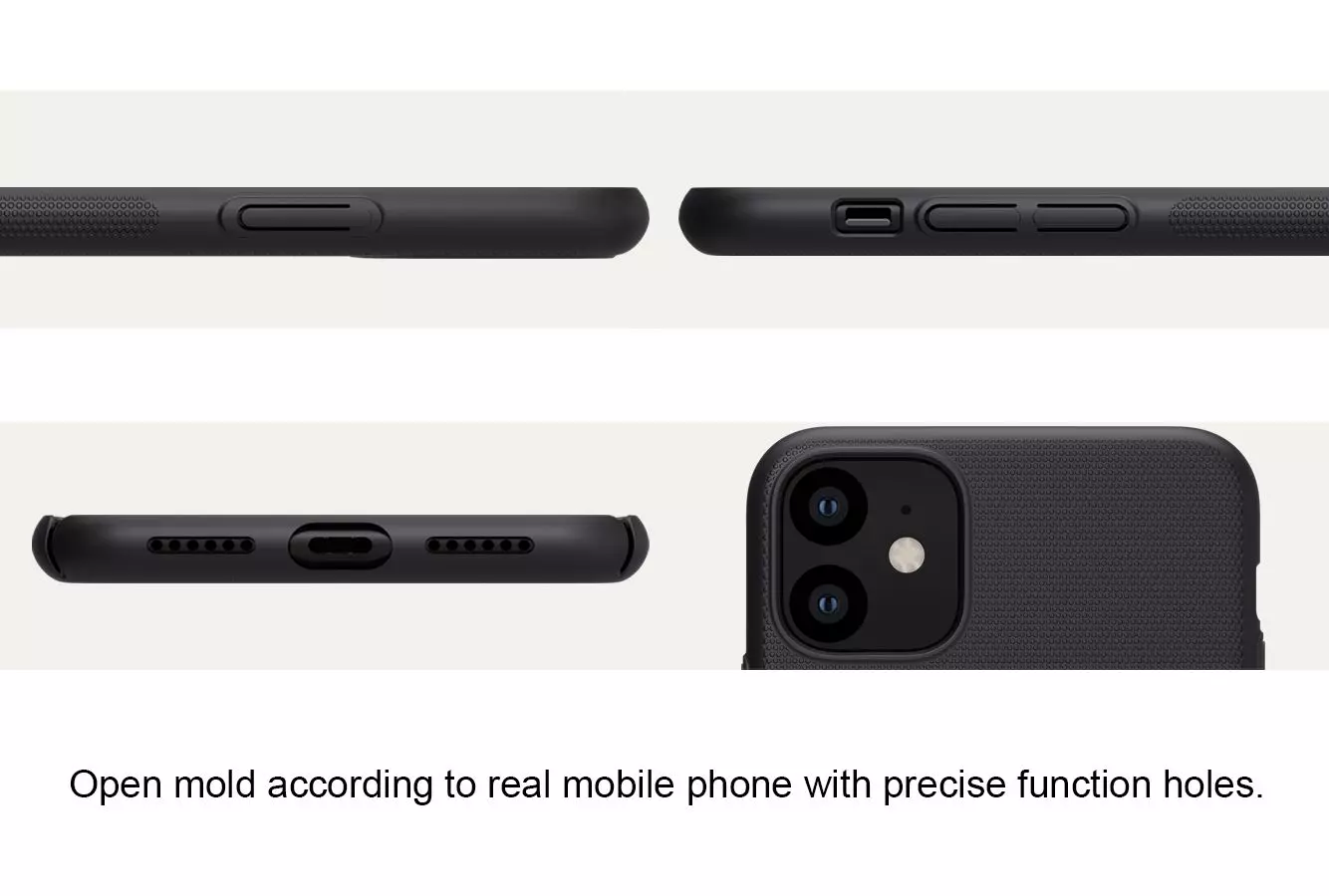 Чехол бампер Nillkin Super Frosted Shield with LOGO cutout для iPhone 11 Green (Зеленый)