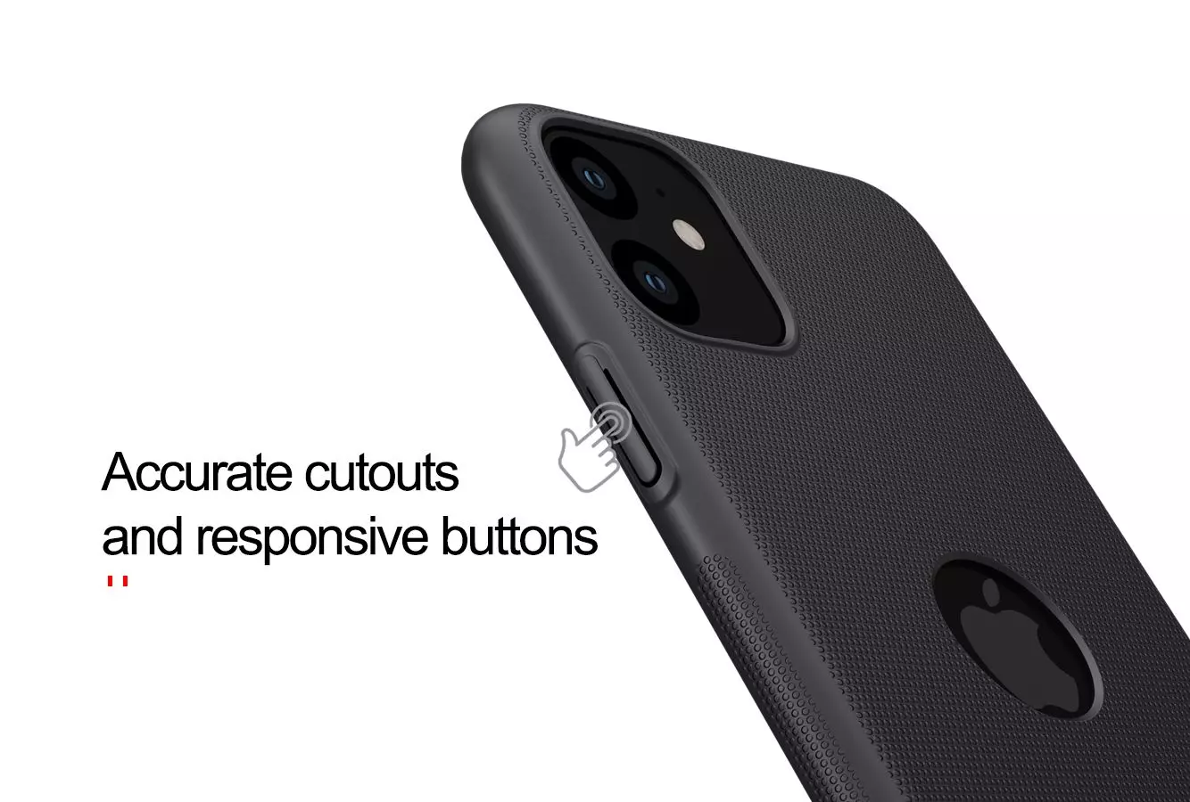 Чехол бампер Nillkin Super Frosted Shield with LOGO cutout для iPhone 11 Green (Зеленый)