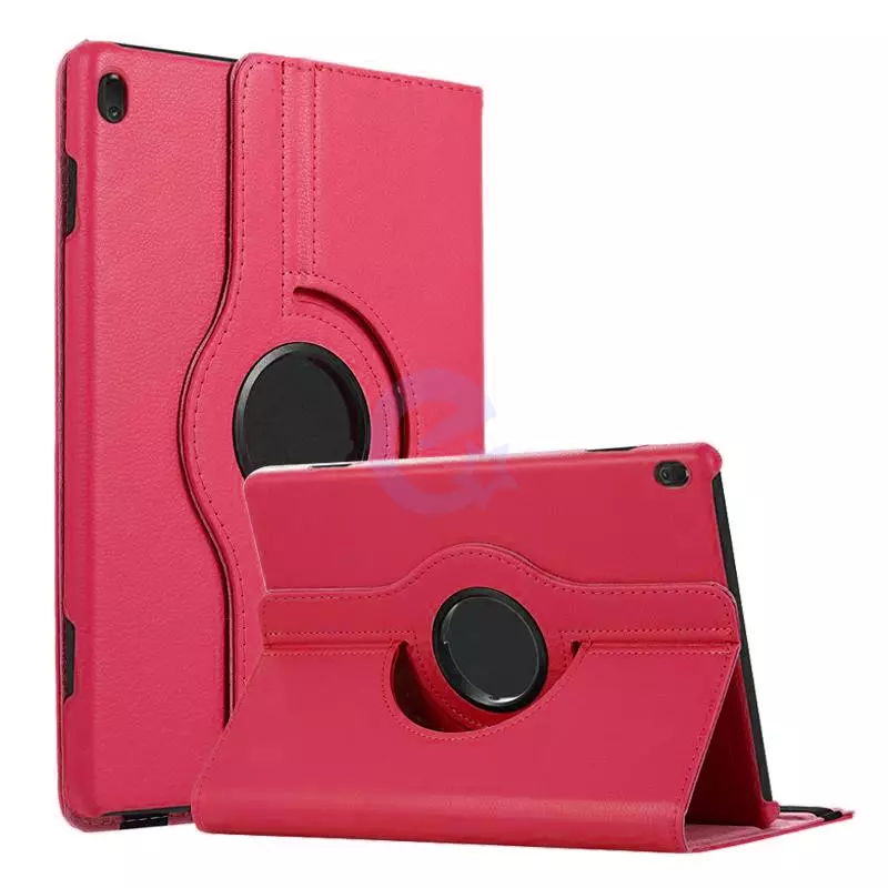 Чехол поворотный TTX 360° Leather case для планшета Lenovo Tab M10 TB-X605 / TB-X505 10.1" (Малиновый)