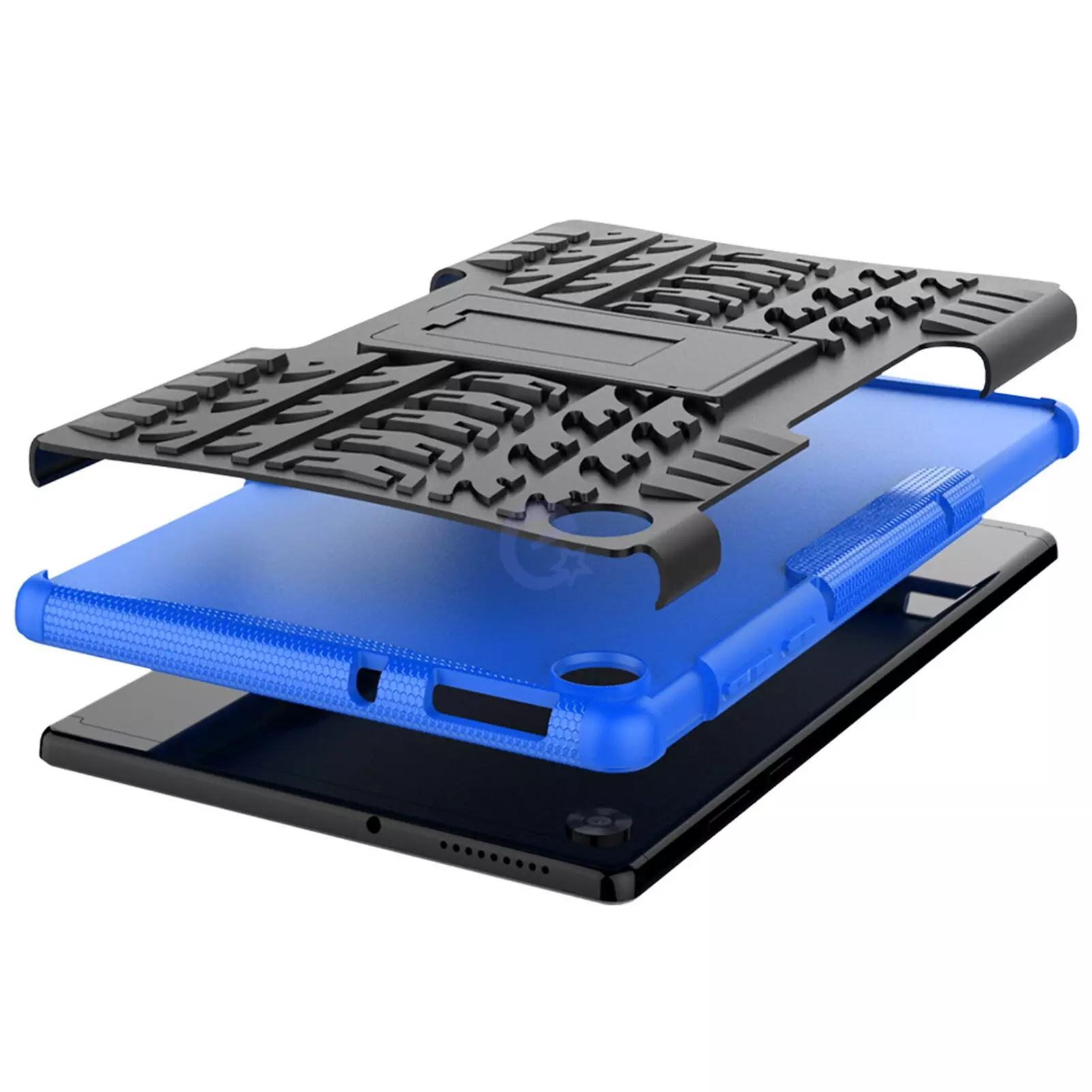 Чехол бампер KAMII Shockproof Hybrid для планшета Lenovo Tab M10 HD (2nd Gen) TB-X306 10.1" Синий