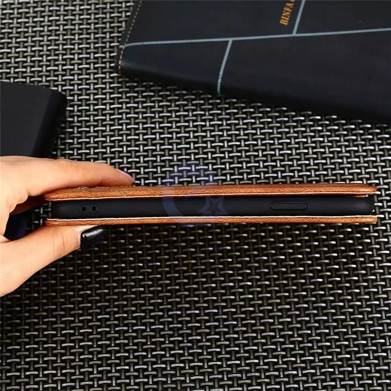 Чехол книжка для Vivo V21e idools Retro Black (Черный)