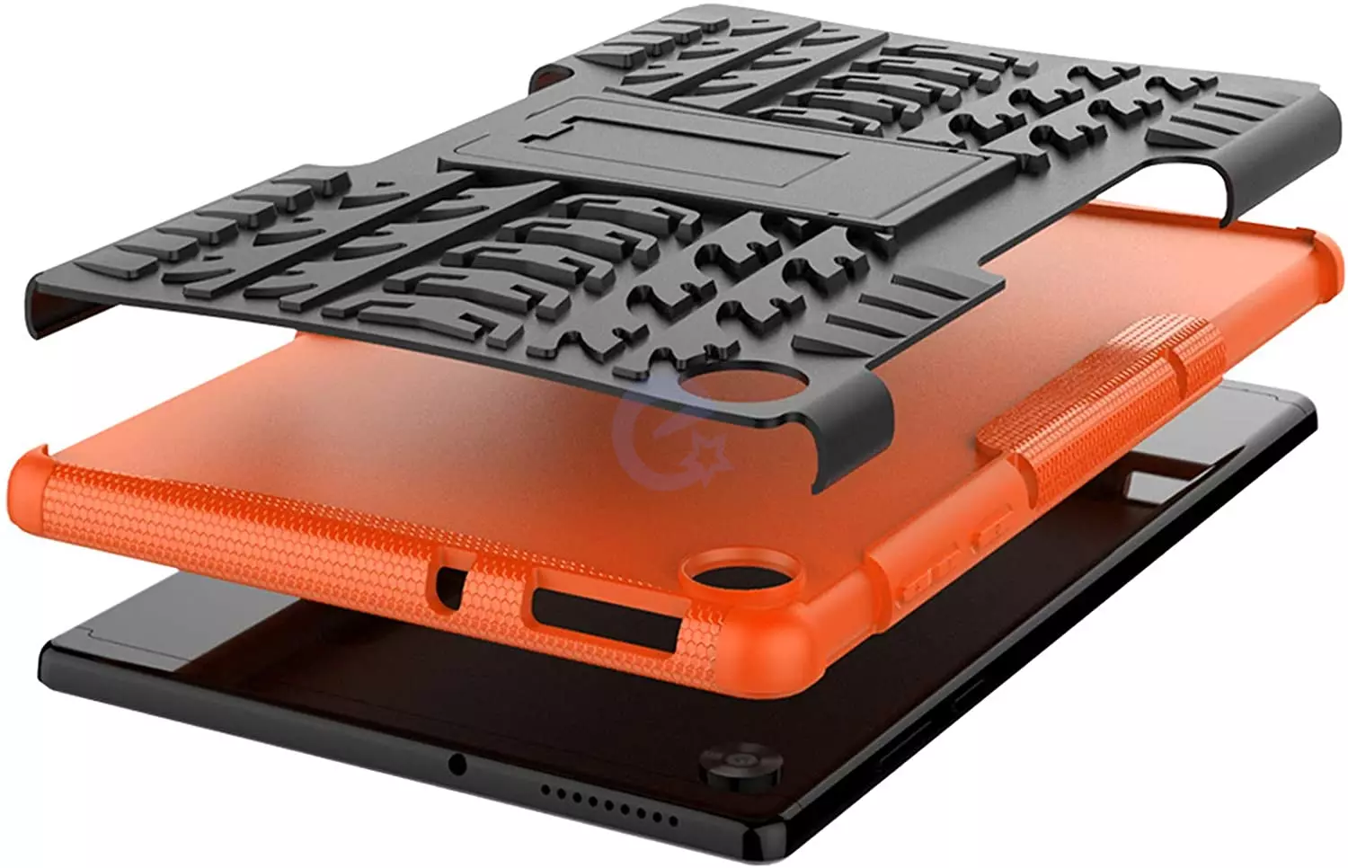 Чехол бампер KAMII Shockproof Hybrid для планшета Lenovo Tab M10 HD (2nd Gen) TB-X306 10.1" Оранжевый