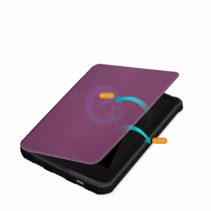 Чехол Anomaly Leather Flip Tpu+Pu для электронной книги PocketBook 6" 606 / 616 / 627 / 628 / 632 / 633 Purple