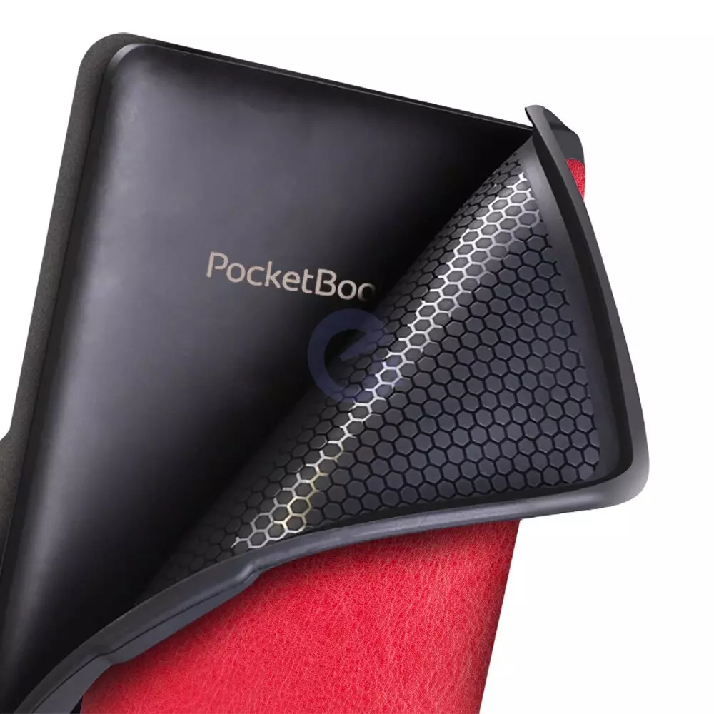 Чехол Anomaly Leather Horse Flip Tpu+Pu для электронной книги PocketBook 6" 606 616 627 628 632 633 Red