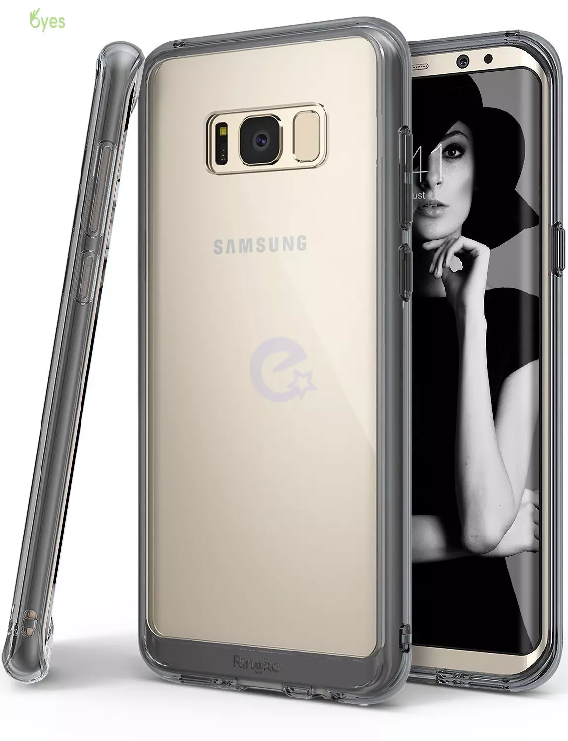 Чехол бампер Ringke Fusion Series для Samsung Galaxy S8 Plus G955F (Smoke Black (Димчатый черный))