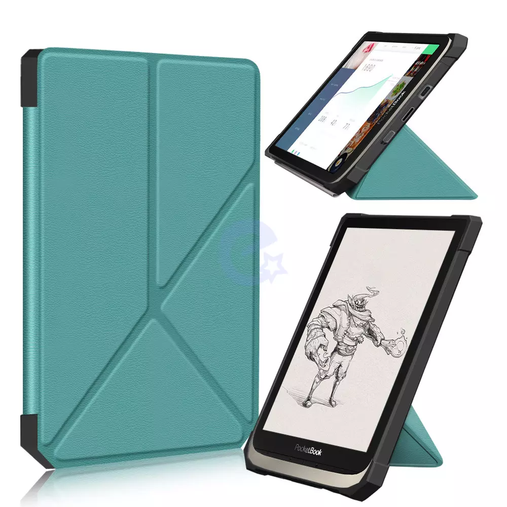 Чехол Anomaly Leather Smart Case Tpu+Pu для электронной книги PocketBook InkPad 3 740 Color Pro 7.8" Turquoise