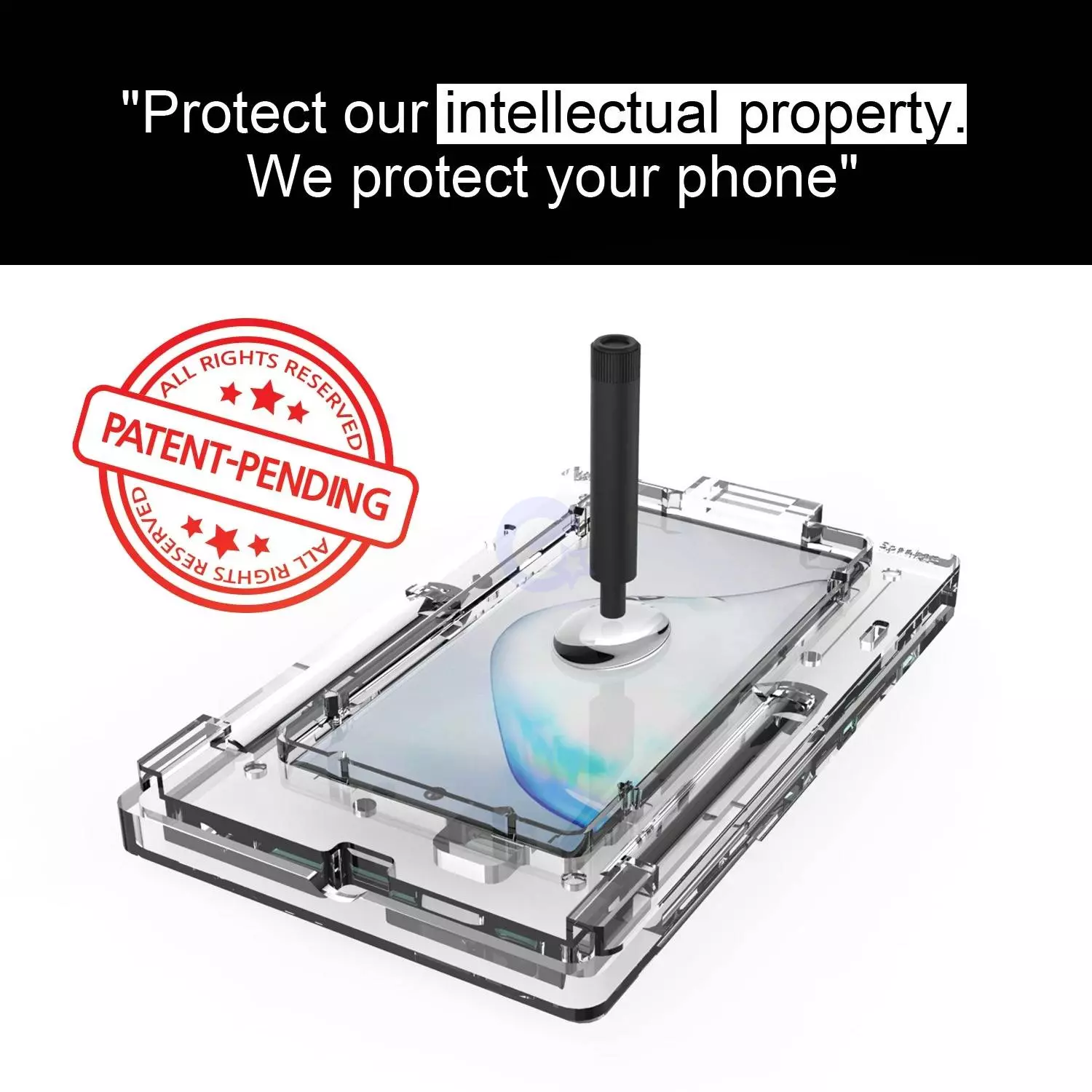 Защитное стекло Whitestone Dome Glass для Samsung Galaxy Note 10 (Комплектация с ультрафиолетовой лампой)