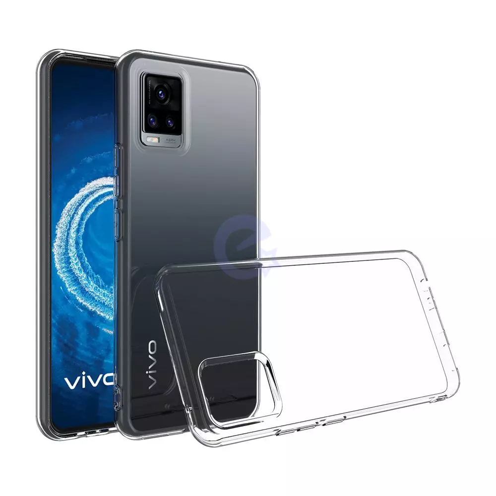 Чехол бампер для Vivo V20 Anomaly Jelly Crystal Clear (Прозрачный)