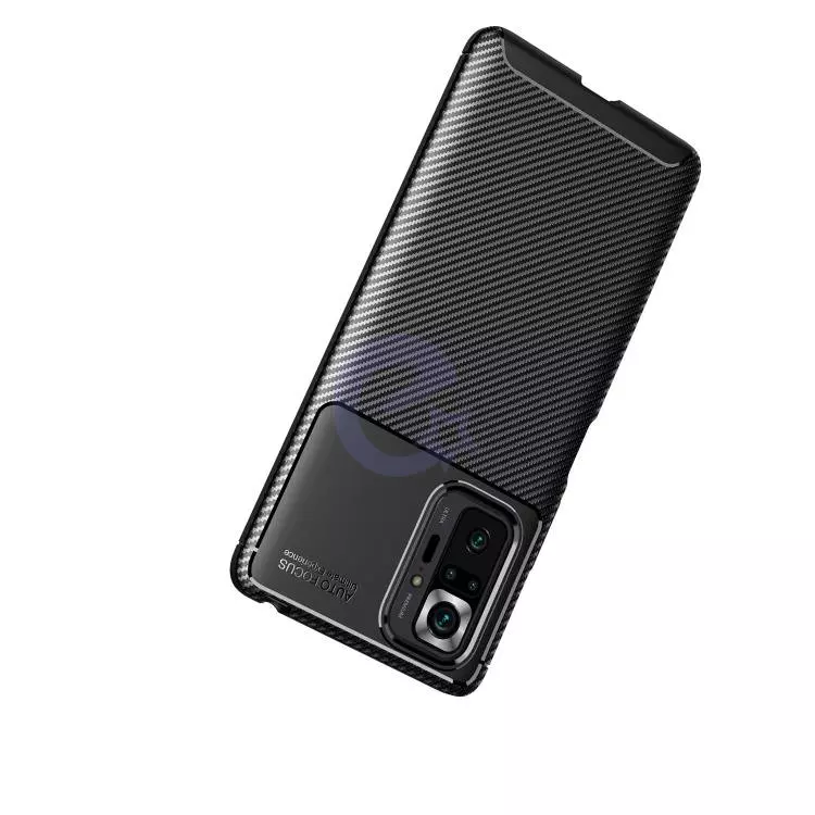 Чехол бампер для Xiaomi Redmi 10 Ipaky Lasy Black (Черный)