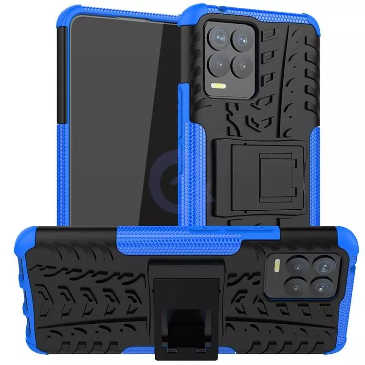 Чехол бампер для Vivo V21e Nevellya Case Blue (Синий)