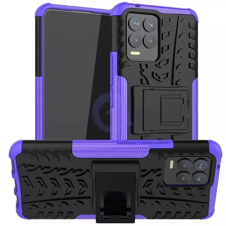 Чехол бампер для Vivo V21e Nevellya Case Purple (Фиолетовый)