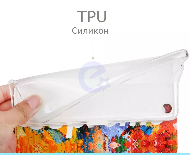 Чехол для Xiaomi Mi Pad 4 8.0" My Colors Leather Flip Тюльпаны