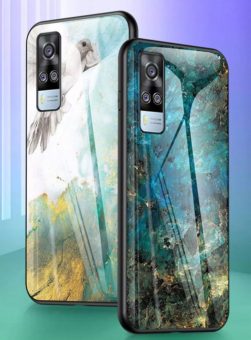 Чехол бампер для Vivo Y31 Anomaly Cosmo Maroon (Бордовый)
