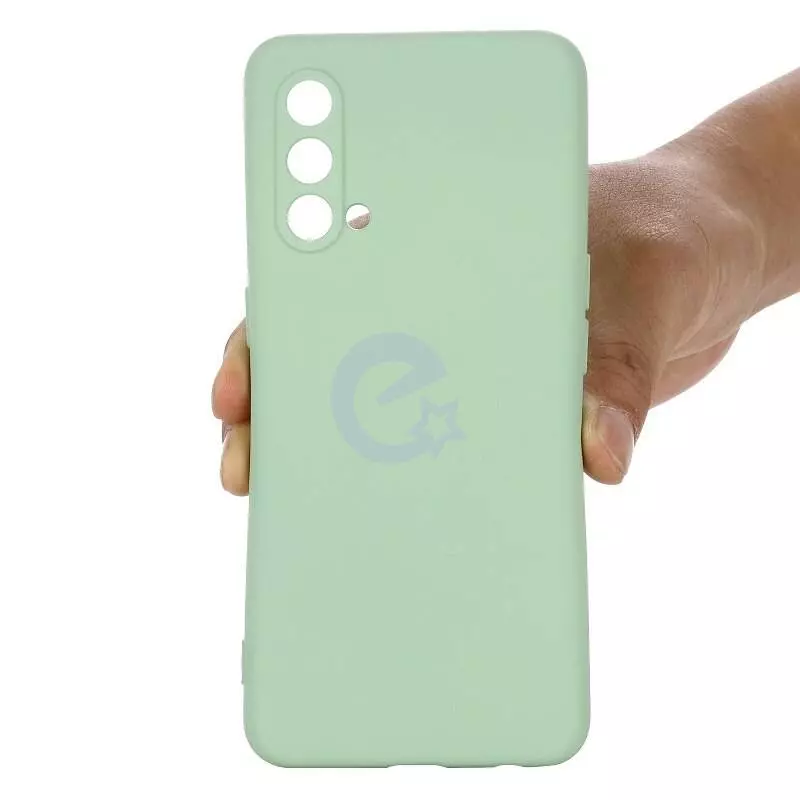 Чехол бампер для OnePlus Nord CE Anomaly Silicone Light Green (Светло Зеленый)