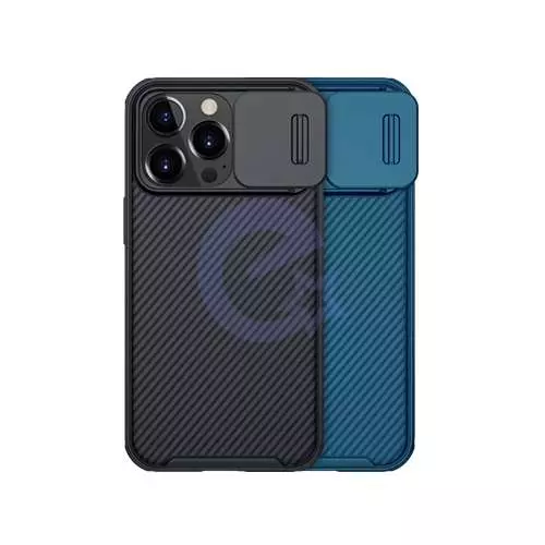 Чехол бампер для iPhone 13 Pro Nillkin CamShield Pro Magnetic Blue (Синий) 6902048223257