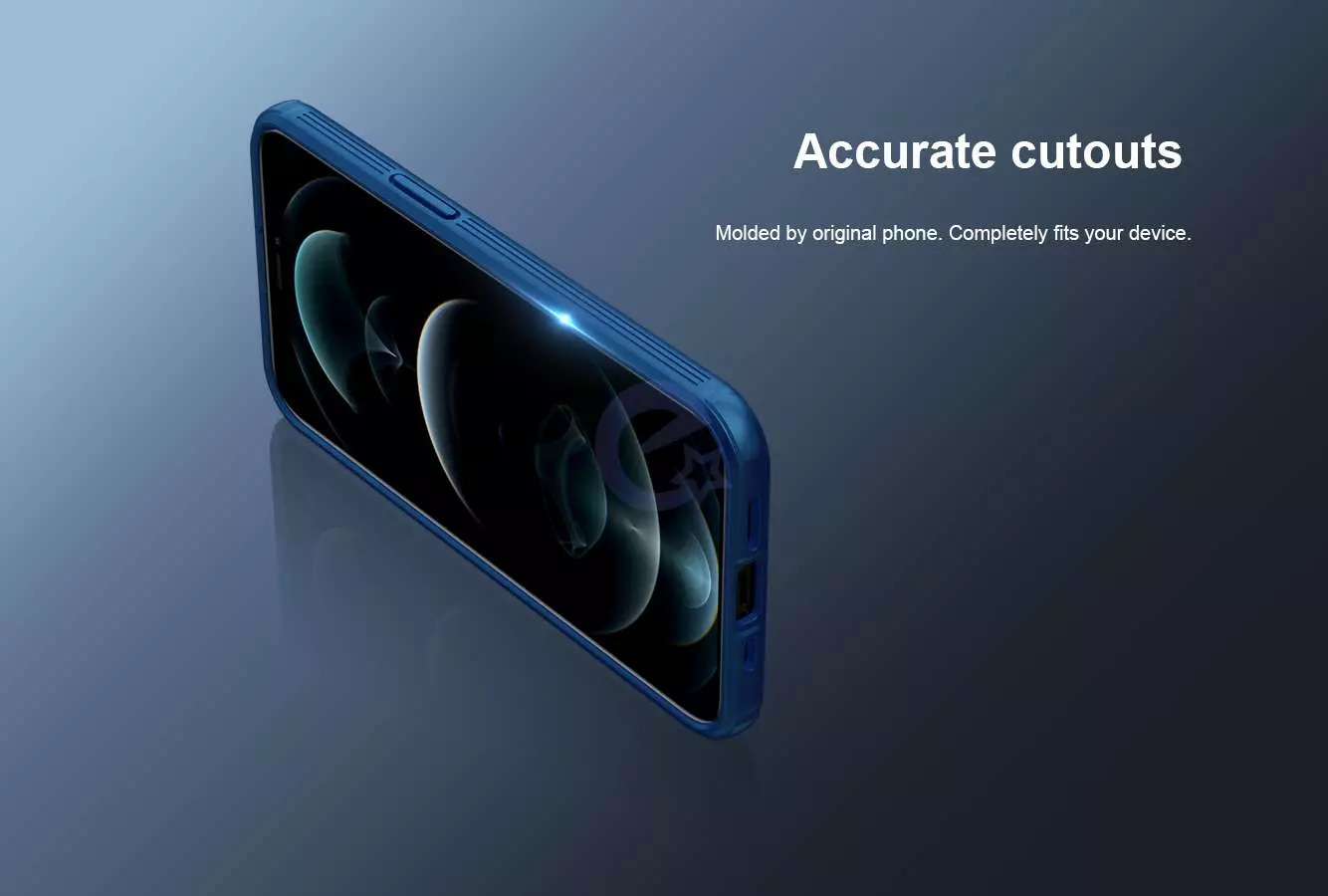 Чехол бампер для iPhone 13 Pro Nillkin CamShield Pro Magnetic Blue (Синий) 6902048223257