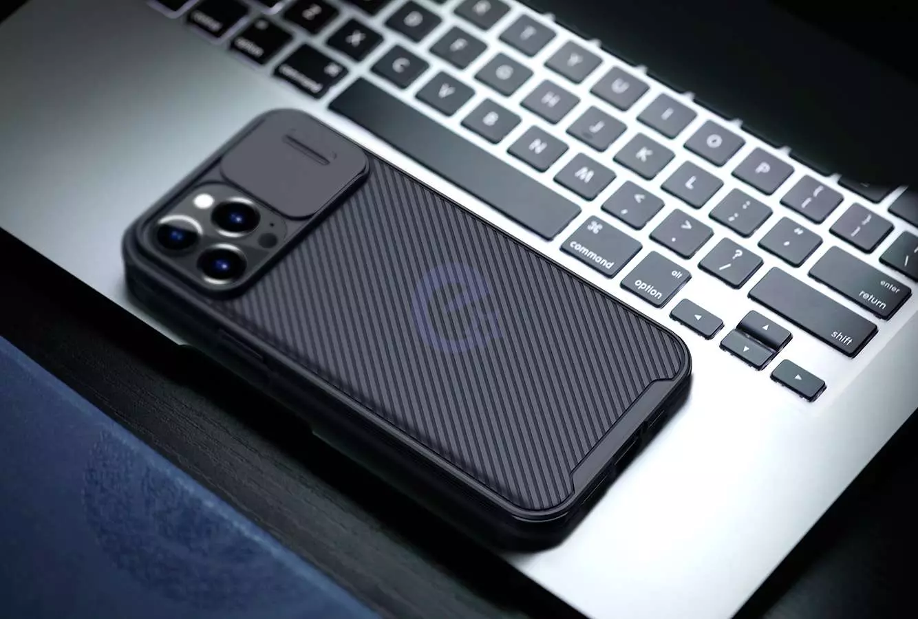 Чехол бампер для iPhone 13 Pro Max Nillkin CamShield Pro Magnetic Black (Черный) 6902048223264