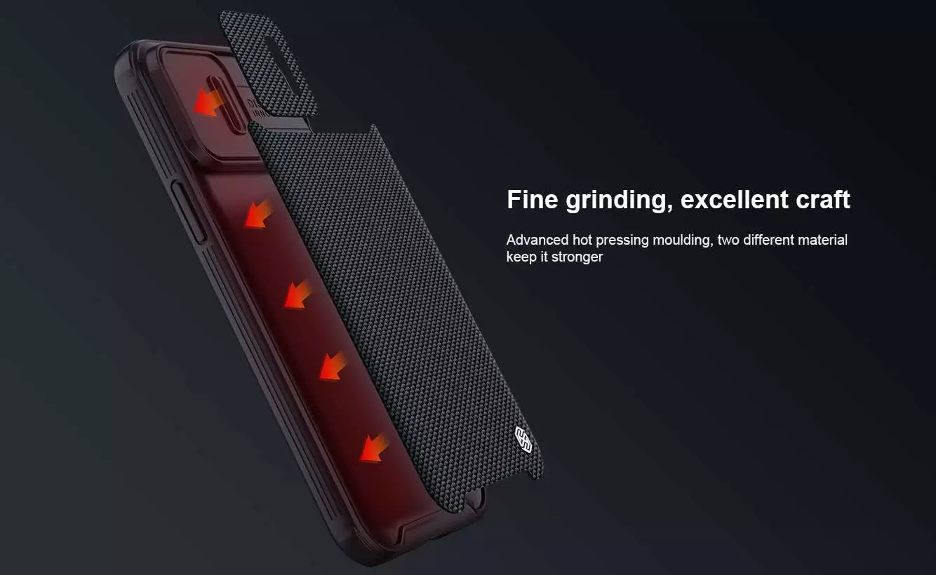 Чехол бампер для iPhone 13 Pro Nillkin Textured Pro Black (Черный)6902048229204 6902048229204 Чехол бампер для iPhone 13 Pro Nillkin Textured Pro Black (Черный)6902048229204 6902048229204