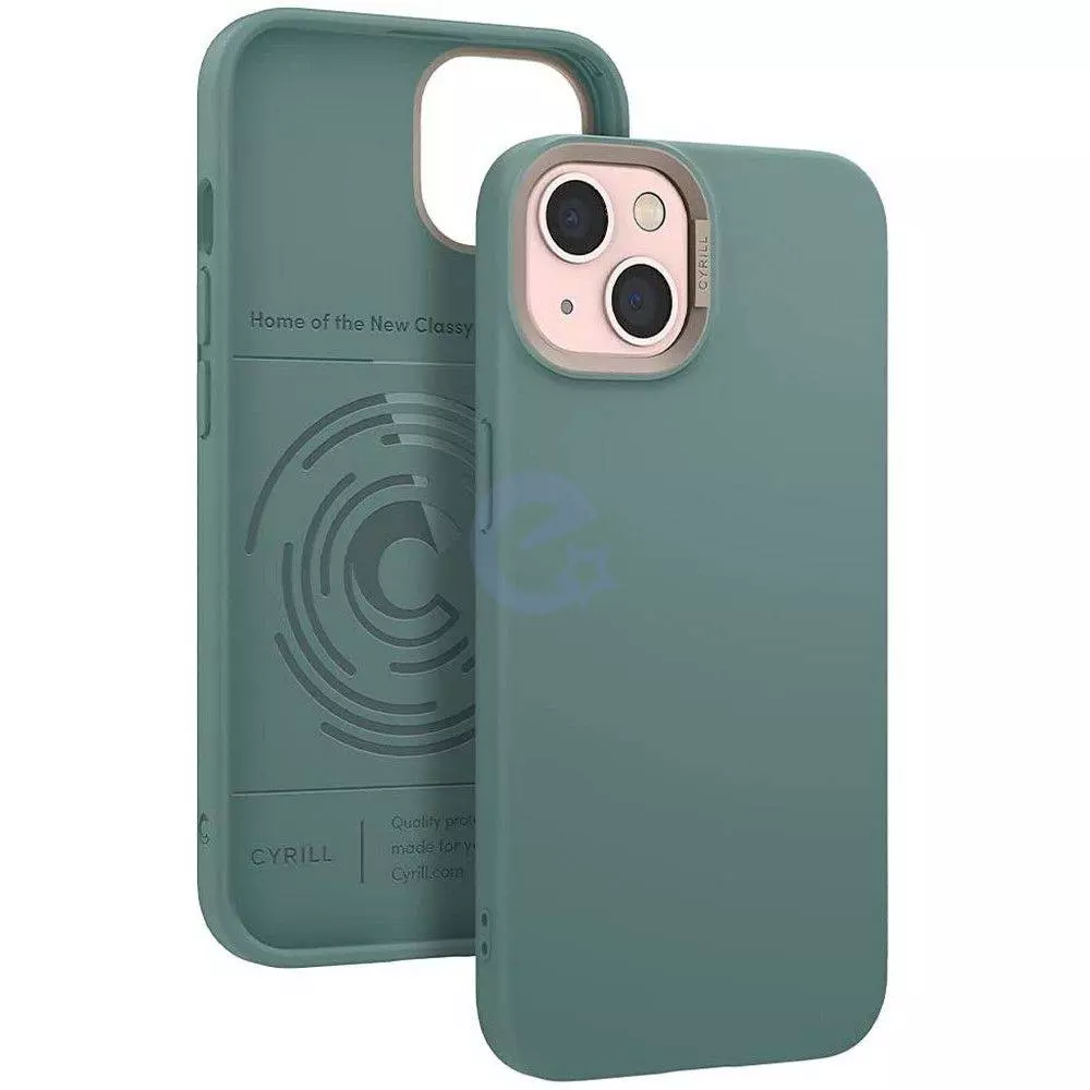 Чехол бампер для iPhone 13 Ciel by Cyril Color Brick Kale (Темно-зеленый) ACS03749