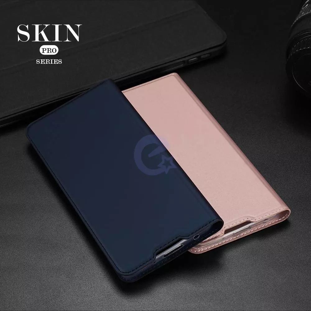 Чехол книжка для Xiaomi Redmi 10 Dux Ducis Skin Pro Gold (Золотой)