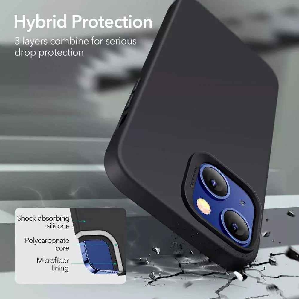 Чехол бампер для iPhone 13 ESR Cloud Soft Pine Green (Сосновый Зеленый) 4894240150337 Чехол бампер для iPhone 13 ESR Cloud Soft Pine Green (Сосновый Зеленый) 4894240150337