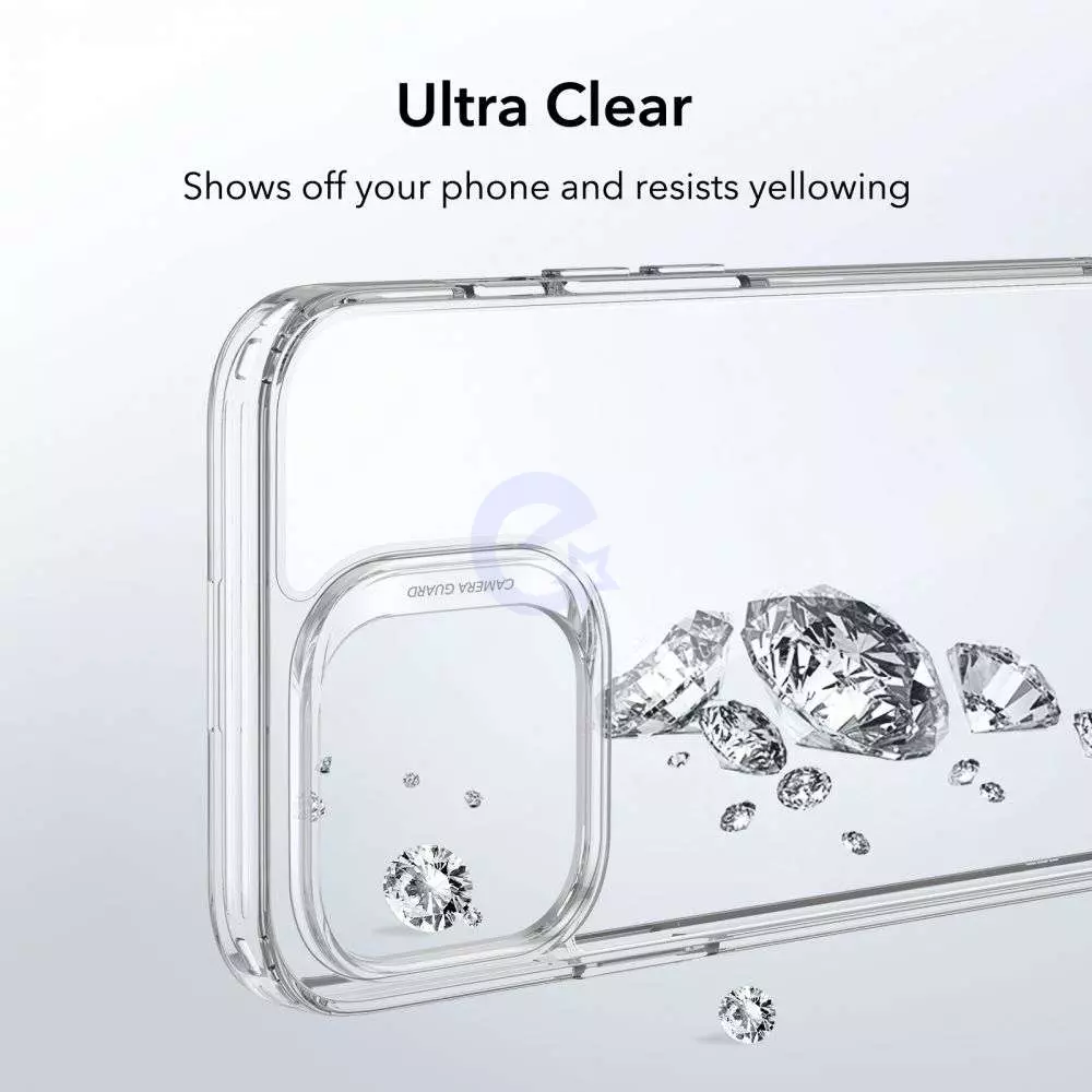 Чехол бампер для iPhone 13 Pro Max ESR Ice Shield Crystal Clear (Прозрачный) 4894240157534