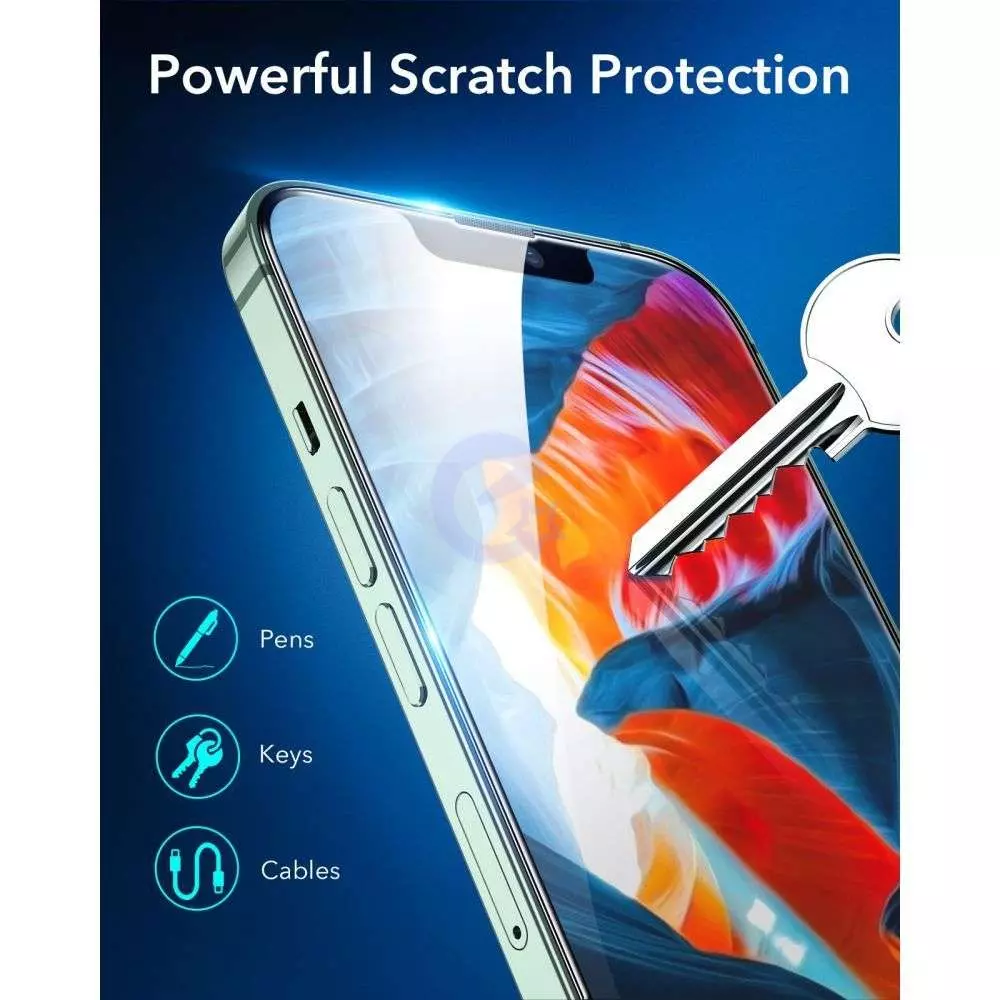 Защитное стекло для iPhone 13 Pro Max ESR Screen Shield 2 Pack Crystal Clear (Прозрачный) 4894240150801