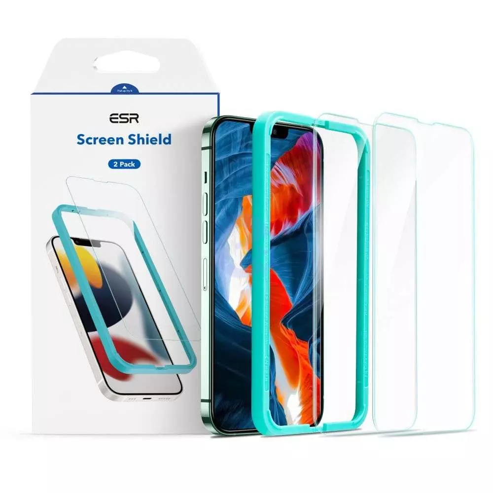 Защитное стекло для iPhone 13 Pro Max ESR Screen Shield 2 Pack Crystal Clear (Прозрачный) 4894240150801