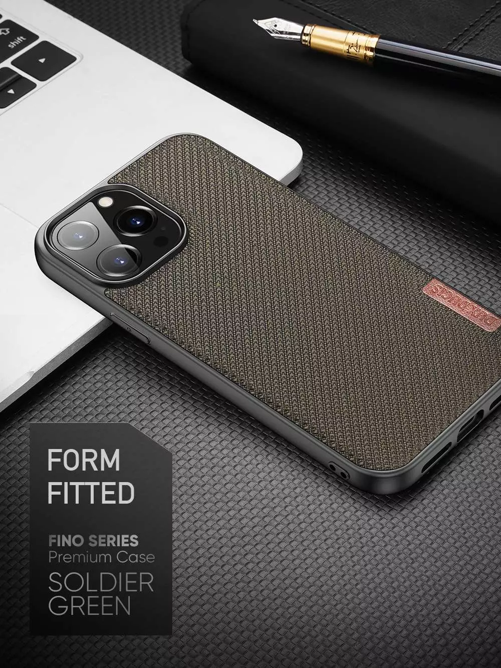 Чехол бампер для iPhone 13 Pro Max Dux Ducis Fino Black (Черный)