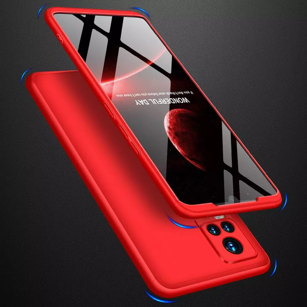 Чехол бампер для Vivo V21 GKK Dual Armor Rose Gold (Розовое золото)