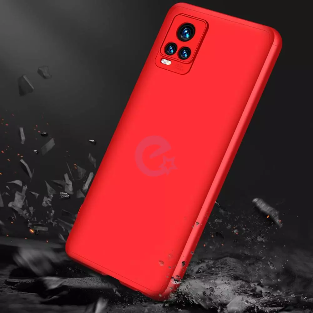 Чехол бампер для Vivo V21 GKK Dual Armor Black (Черный)