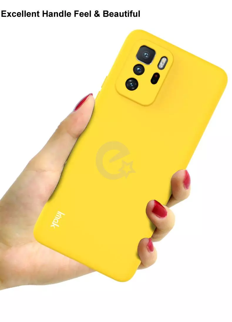 Чехол бампер для Xiaomi Poco X3 GT Imak UC-2 Yellow (Желтый) 6957476847100
