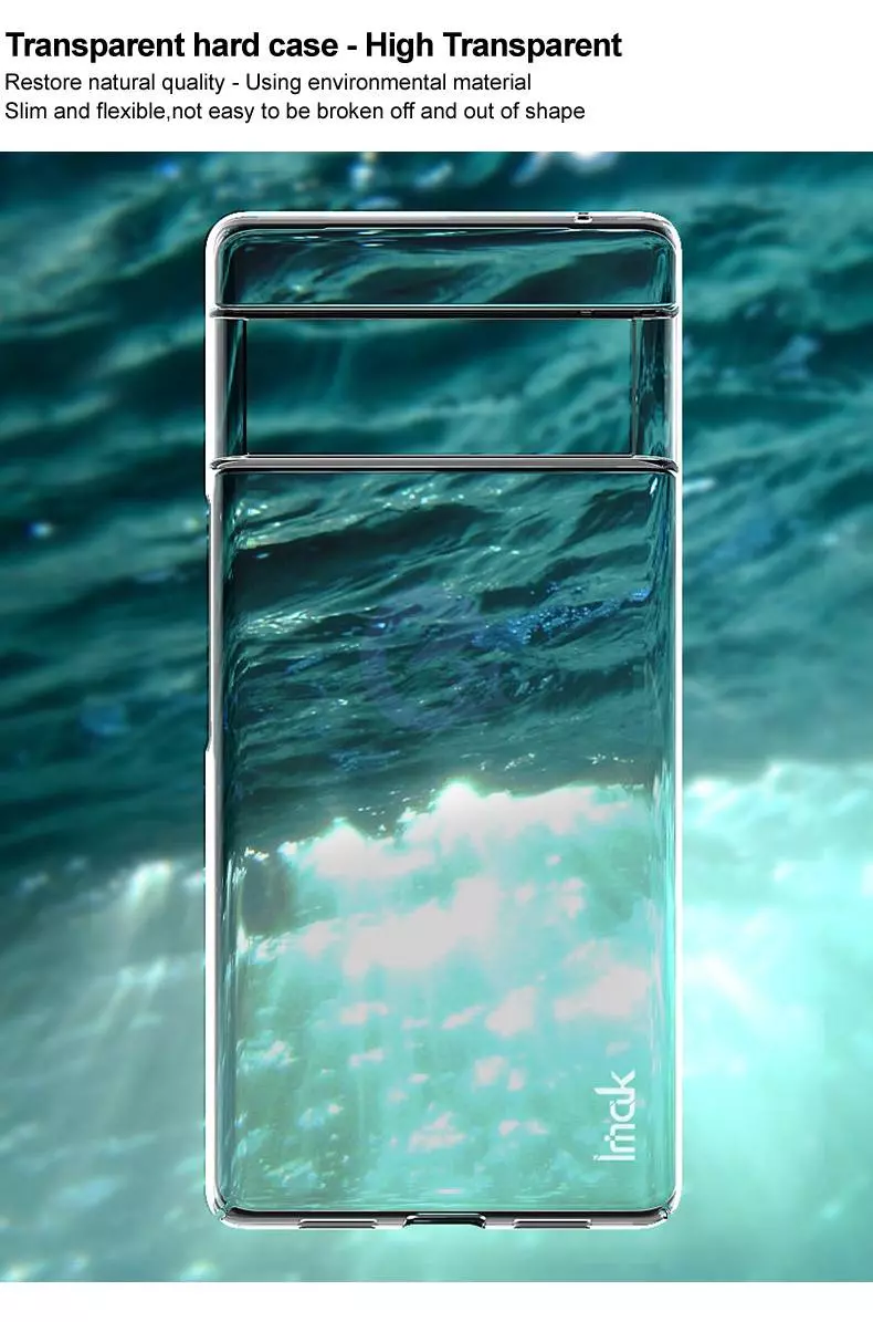 Чехол бампер для Google Pixel 6 Pro Imak Crystal Crystal Clear (Прозрачный) 6957476818957