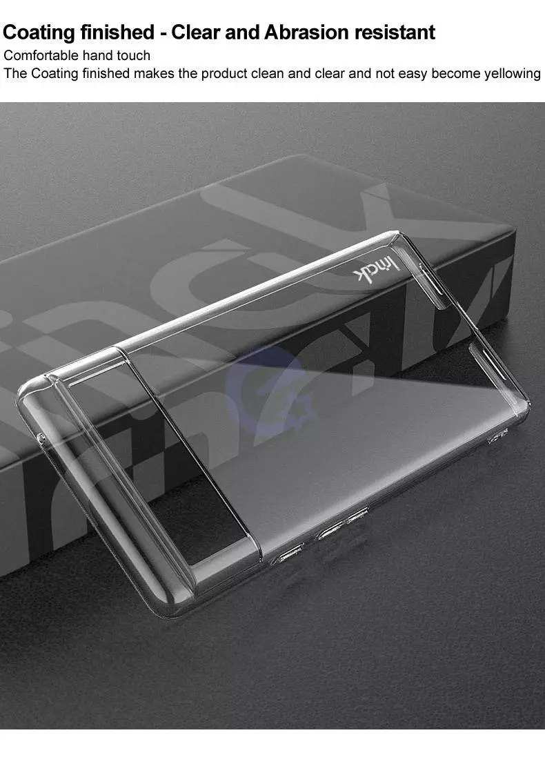 Чехол бампер для Google Pixel 6 Pro Imak Crystal Crystal Clear (Прозрачный) 6957476818957